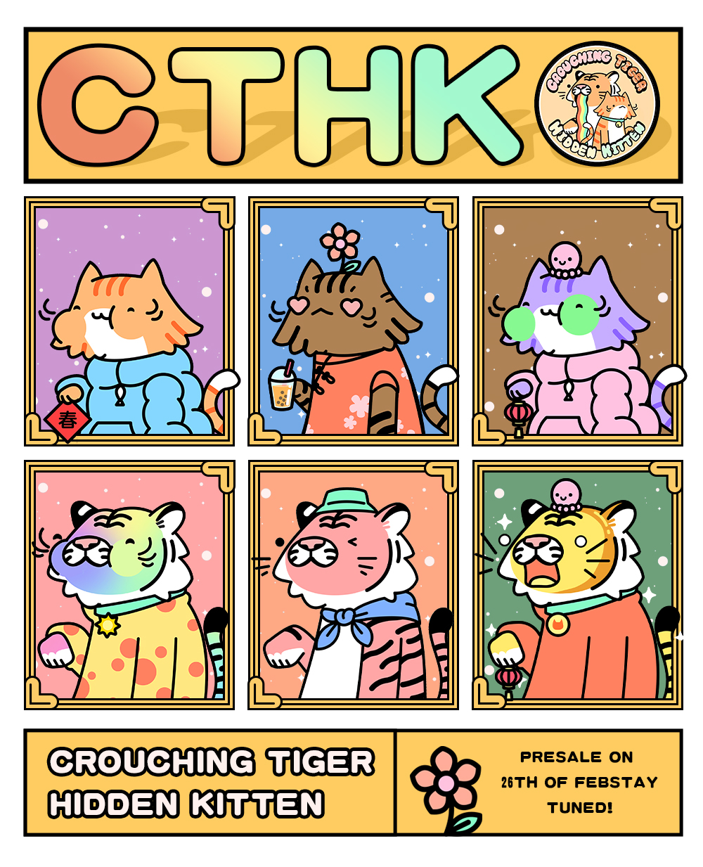 Crouching Tiger Hidden Kitten (CTHK) – NFT Calendar