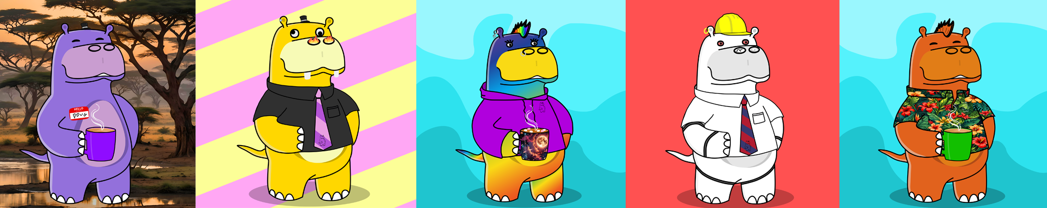 Hefty Hippos – NFT Calendar