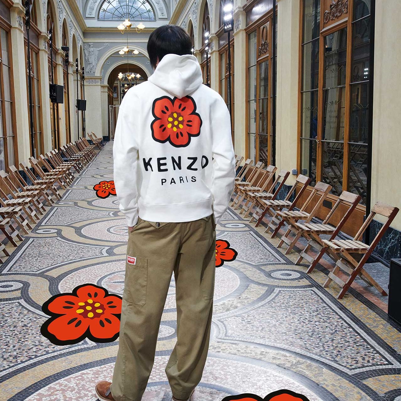 NIGO GAVE US FLORALS FOR KENZO'S SPRING SHOW, BUT WE'RE INTO IT