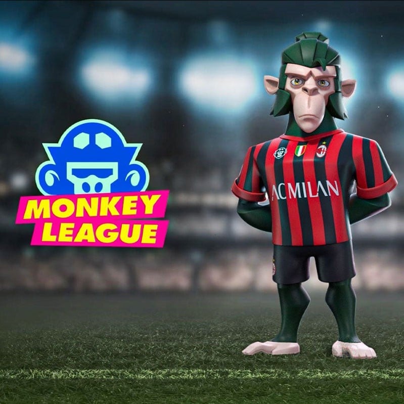 AC Milan announces the partnership with web3 game MonkeyLeague