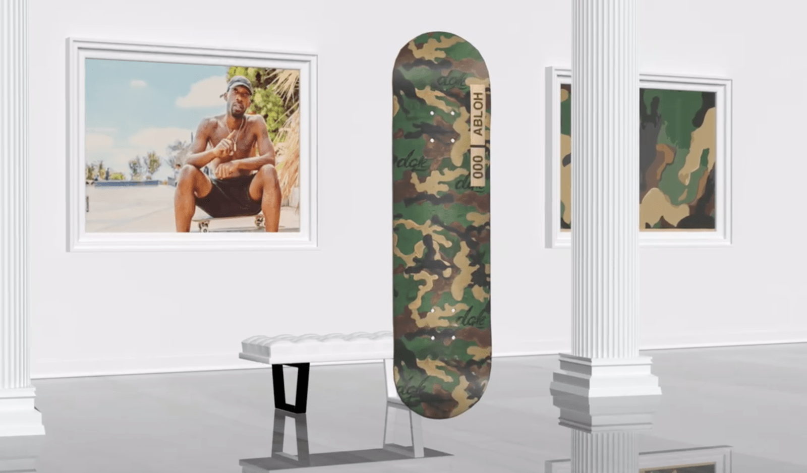 Sold at Auction: Louis Vuitton, Louis Vuitton Skateboard, by Virgil Abloah